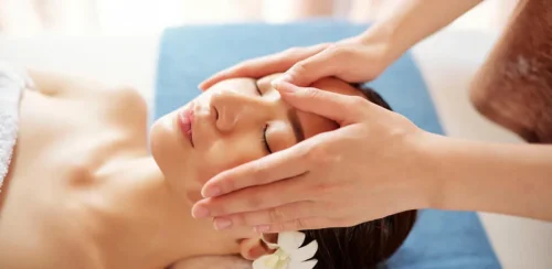 Head and face Massage